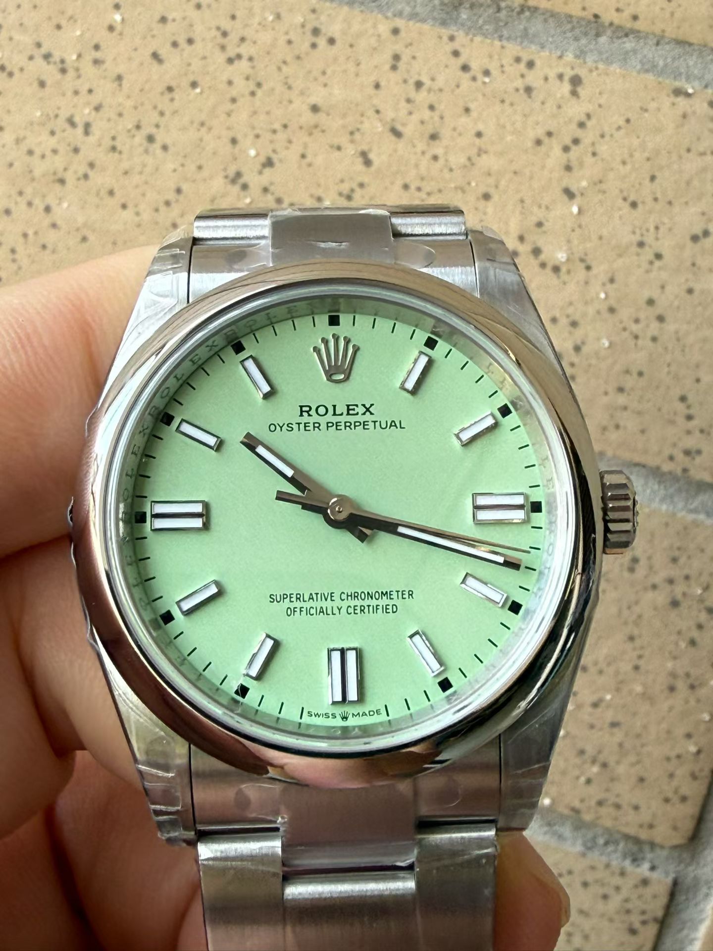 蠔式恆動 36mm 牛油果綠